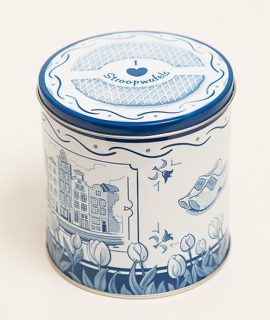 Tin Pot For Syrupwaffle ”Delftsblauw”